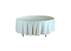 Скатерть круглая 3м белая