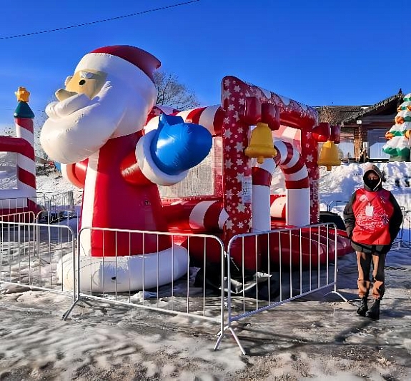 картинка Батут "Дед Мороз" от компании Рент-Бери