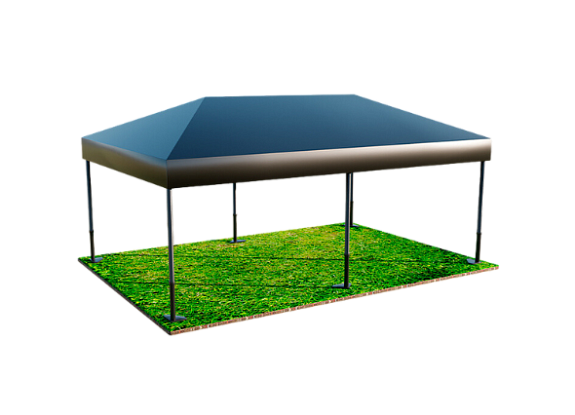 картинка Тент быстровозводимый Черный 4х6 от компании Рент-Бери