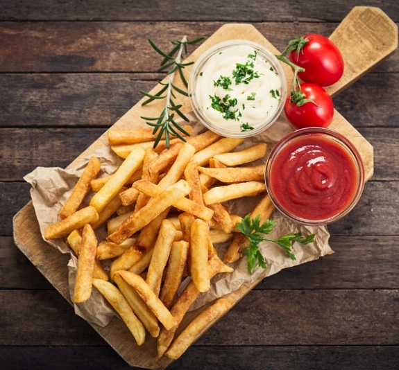 Мастер-класс по приготовлению картофеля фри рис 4