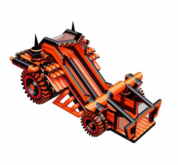 Надувная горка "Бэтмобиль" рис 2