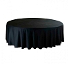 Скатерть круглая 3,2м черная «Сатен Испания» рис 1