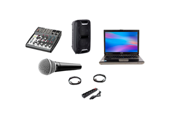 картинка Звуковой комплект 350 Ватт на 1-15 человек от компании Рент-Бери