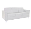 Диван Cyber трехместный белый рис 3