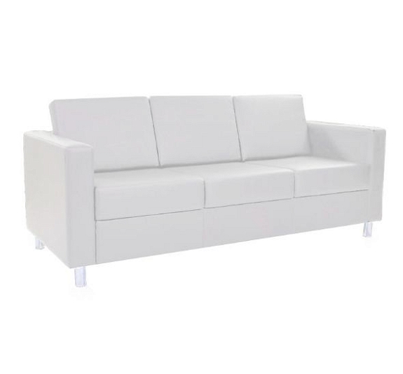 Диван Cyber трехместный белый рис 3