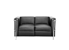 Диван Chrome двухместный черный