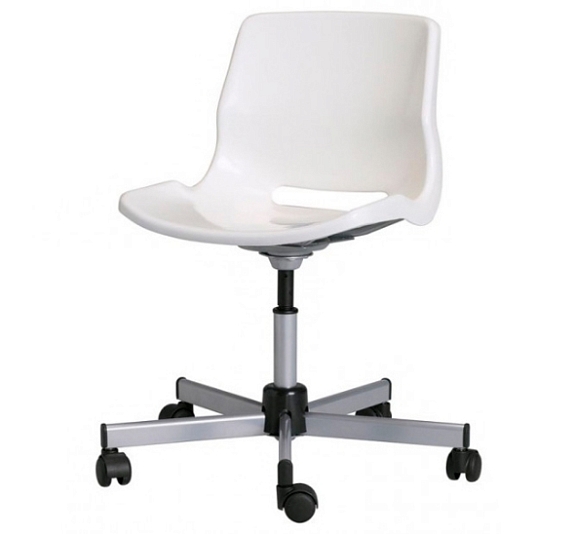 Стул пластиковый Snille белый рис 3