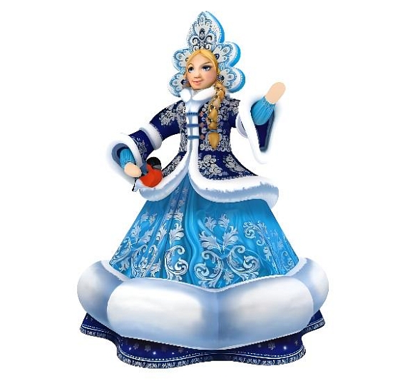 картинка Снегурочка надувная от компании Рент-Бери