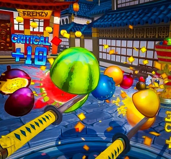 картинка Фруктовый ниндзя VR от компании Рент-Бери