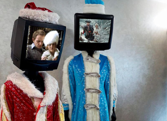 Фотозона НГ манекены