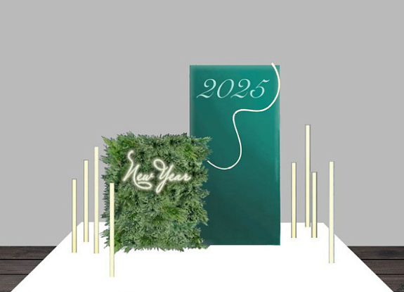 картинка Новогодняя фотозона 2025 от компании Рент-Бери