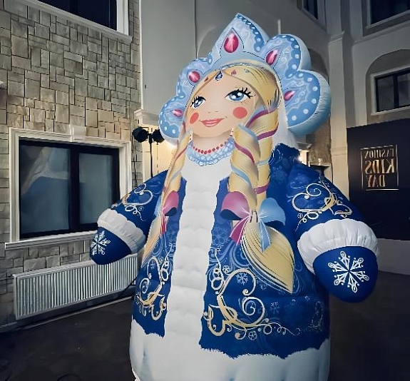 картинка Снегурочка надувная от компании Рент-Бери