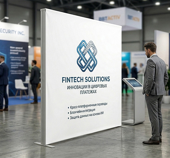 L баннер коннект с печатью по ткани рис 4