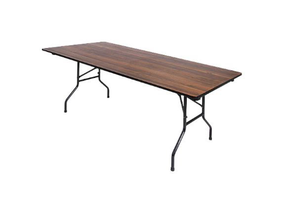 картинка Стол складной Tesla 180 см дерево от компании Рент-Бери