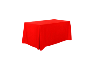 Скатерть прямоугольная красная