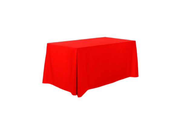 Скатерть прямоугольная красная