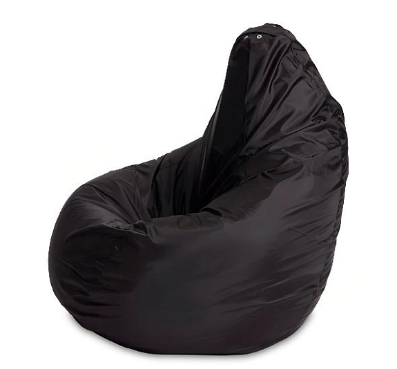 картинка Пуф кресло-мешок черный от компании Рент-Бери