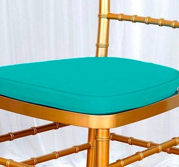 Подушка на стул морская волна рис 2