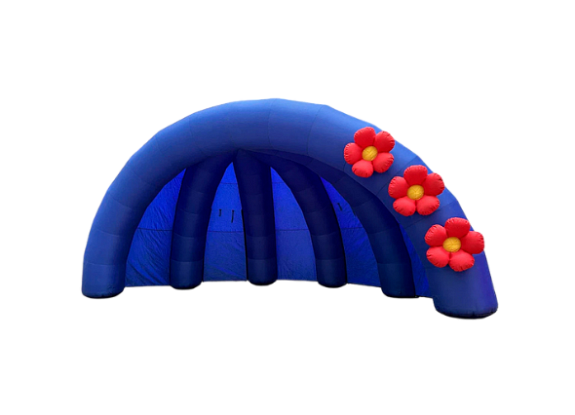 картинка Сцена ракушка надувная  "Синяя" от компании Рент-Бери