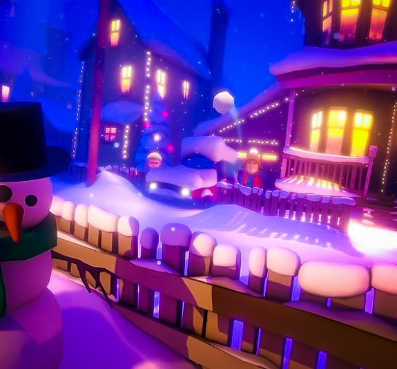 картинка Снежная битва VR от компании Рент-Бери