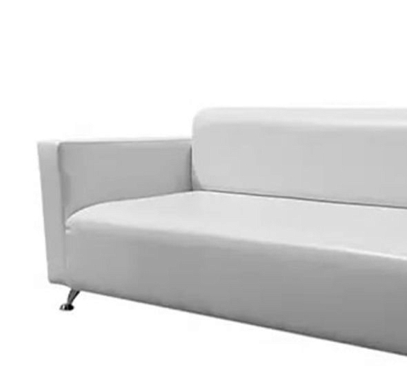 Диван Премьер двухместный белый рис 1