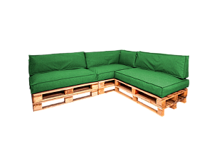 Угловой диван из паллет