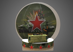 Чудо шар "Военный"