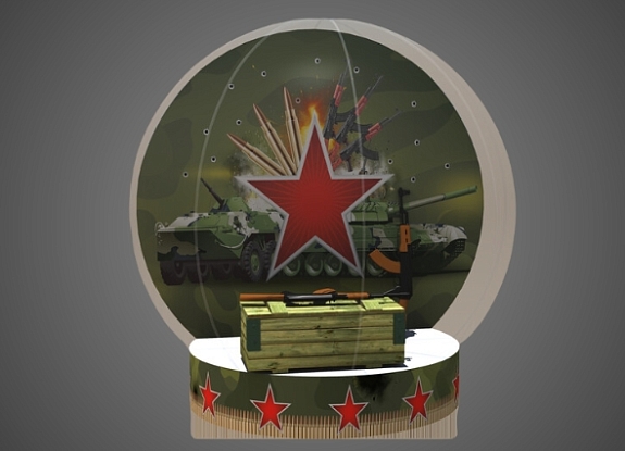 Чудо шар "Военный"