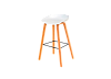 Стул барный Wood White