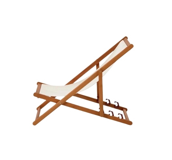 Бежевый шезлонг рис 2