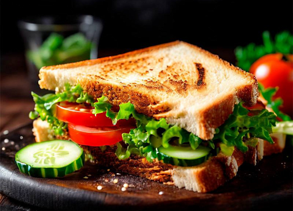 Сэндвичи с овощами