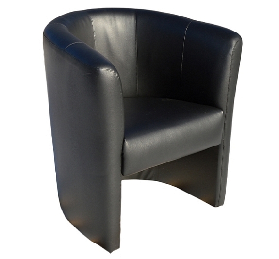 Кресло Clube черное рис 2