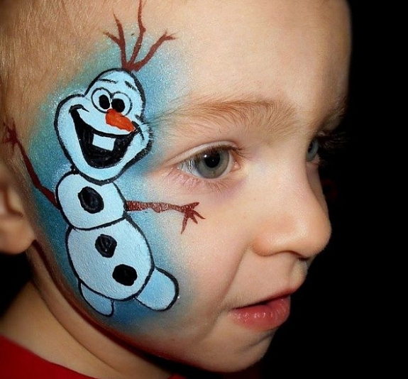 картинка Новогодний аквагрим от компании Рент-Бери