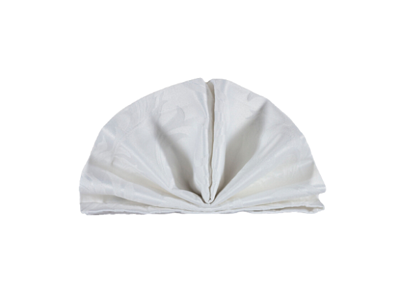 Салфетка белая «Жаккард» 45х45