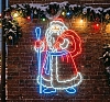 Неоновая вывеска «Дед Мороз» в аренду рис 1