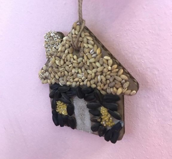 Мастер-класс "Кормушка для птиц" рис 4