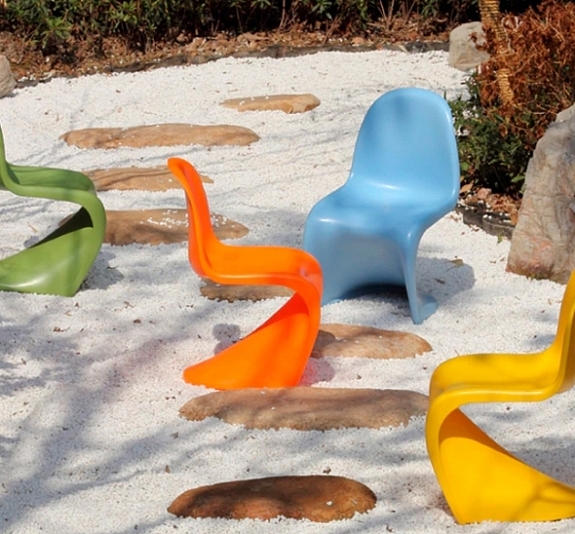 Детский стульчик Panton Blue рис 3