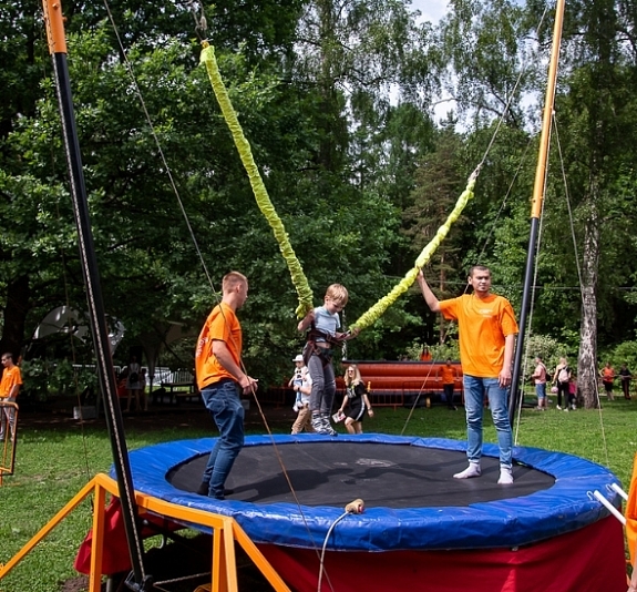 картинка Батут Кенгуру "Трамплин" от компании Рент-Бери