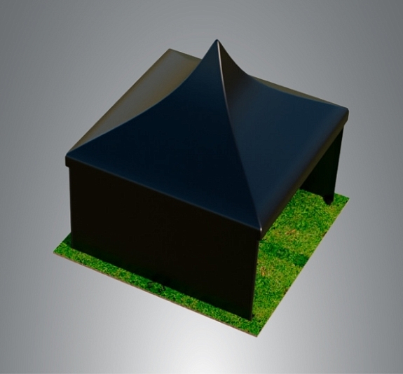 Пагода черная 5х5 рис 4