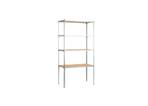 Стеллаж Atlant серебристый