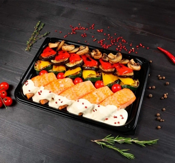 Стейк из семги рис 3