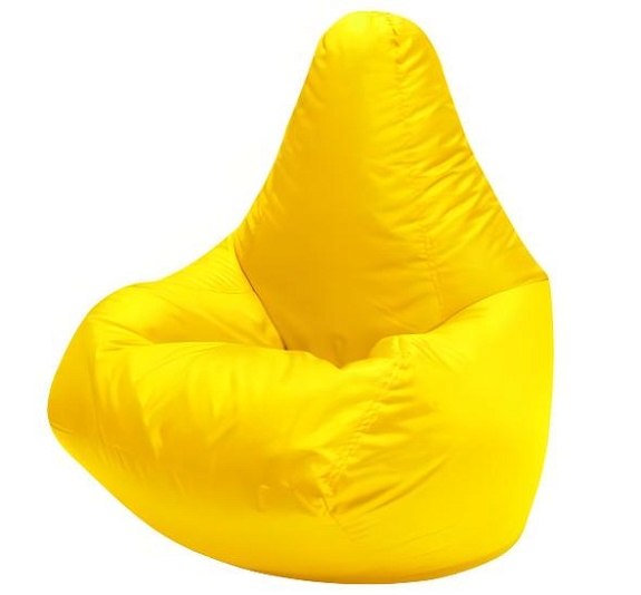 картинка Пуф кресло-мешок желтый от компании Рент-Бери
