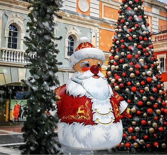 картинка Дед Мороз надувной от компании Рент-Бери