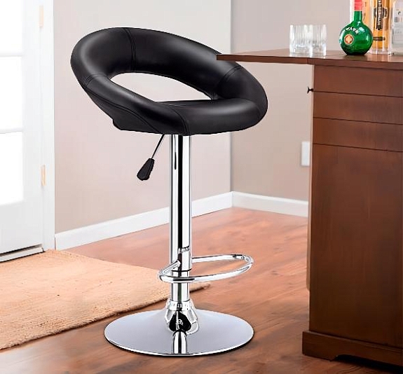 картинка Стул барный Mira черный от компании Рент-Бери