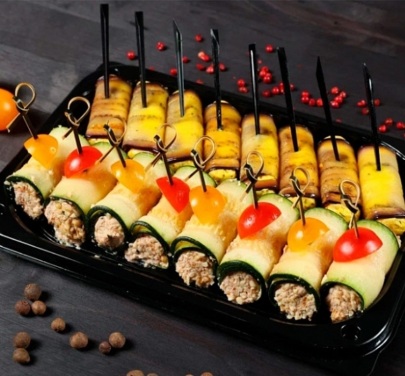 Рулетики из баклажанов рис 2