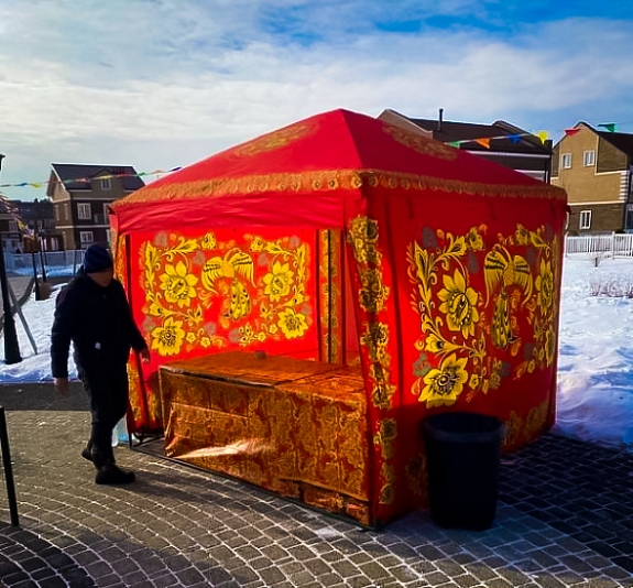 Тент палатка "Ярмарка" 2,5х2,5 рис 3