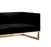 Диван Andrian Black & Gold рис 2