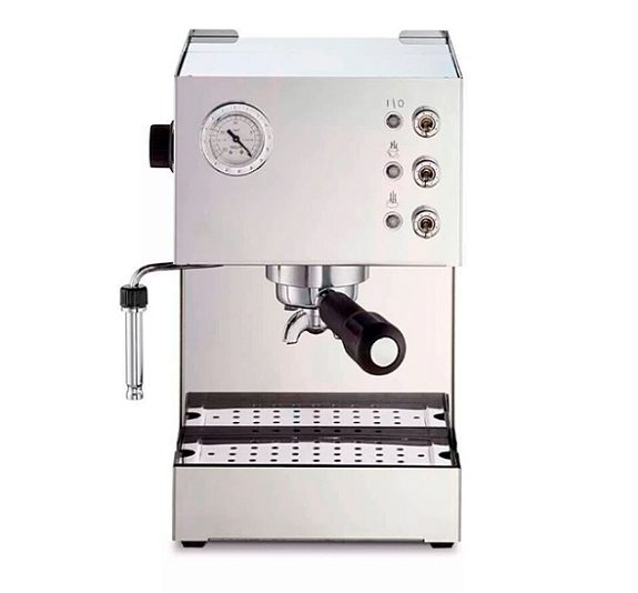 Рожковая кофемашина 2,2 кВт серебристая рис 1