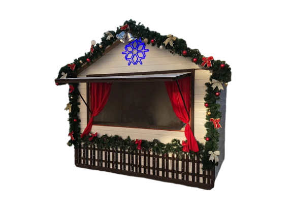 картинка Рождественский ярмарочный домик от компании Рент-Бери