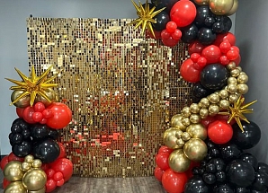 Фотозона "Казино с шарами"